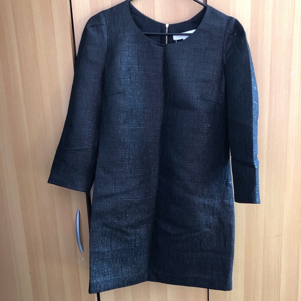 Jacquard Textured Shirt Dress